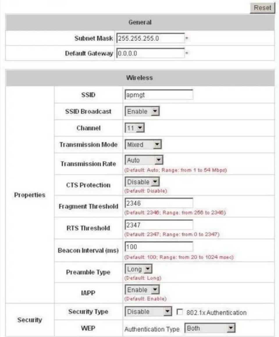 Edimax AC-M1000 - Template Settings - 1