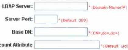Edimax AC-M1000 - Configure LDAP Server information. Click Next to continue. - 1