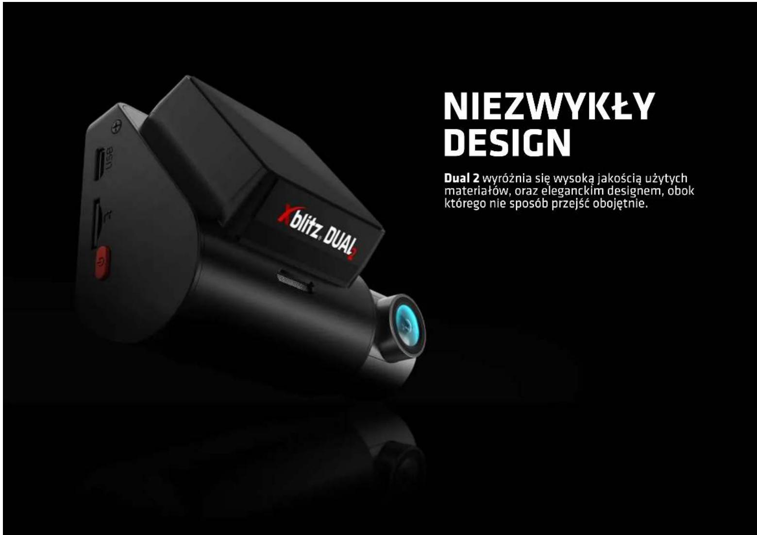 NIEZWYKŁY DESIGN Dual 2 wyróżnia się wysoką jakością użytych materiałów, oraz eleganckim designem, obok którego nie sposób przejść obojętnie.