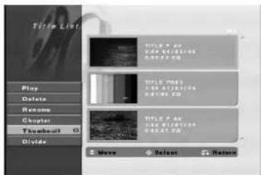 Title List Play Delete Rename Chapter Thumbnail Divide TITLE: P - AY ITEM: 01.03.2018 04:07:20 TITLE: P - AY ITEM: 01.03.2018 04:07:20 TITLE: P - AY ITEM: 01.03.2018 04:07:20 Browse Select Nature