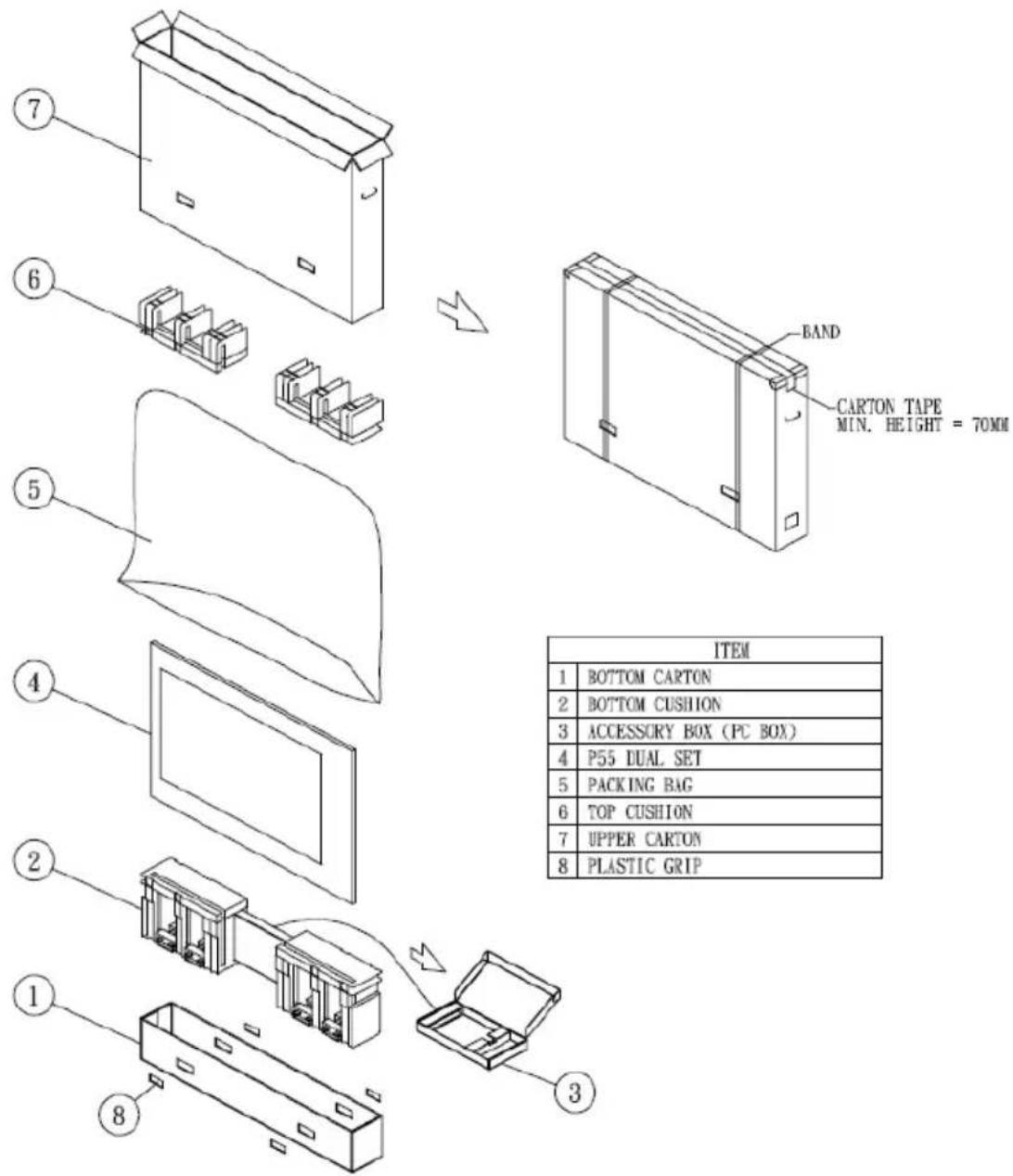 BENQ DL550F - Unpacking - 1