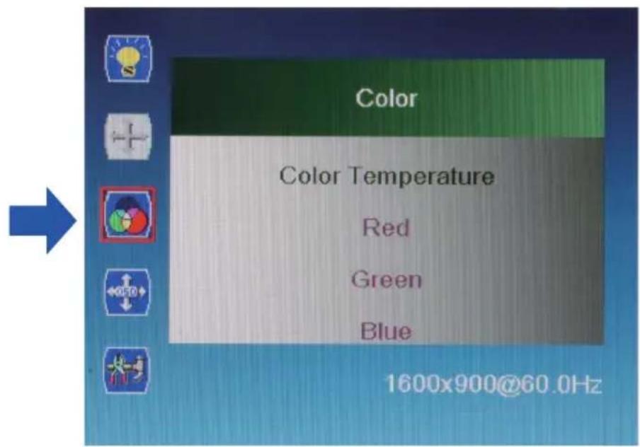 BENQ DL550F - Color menu - 1