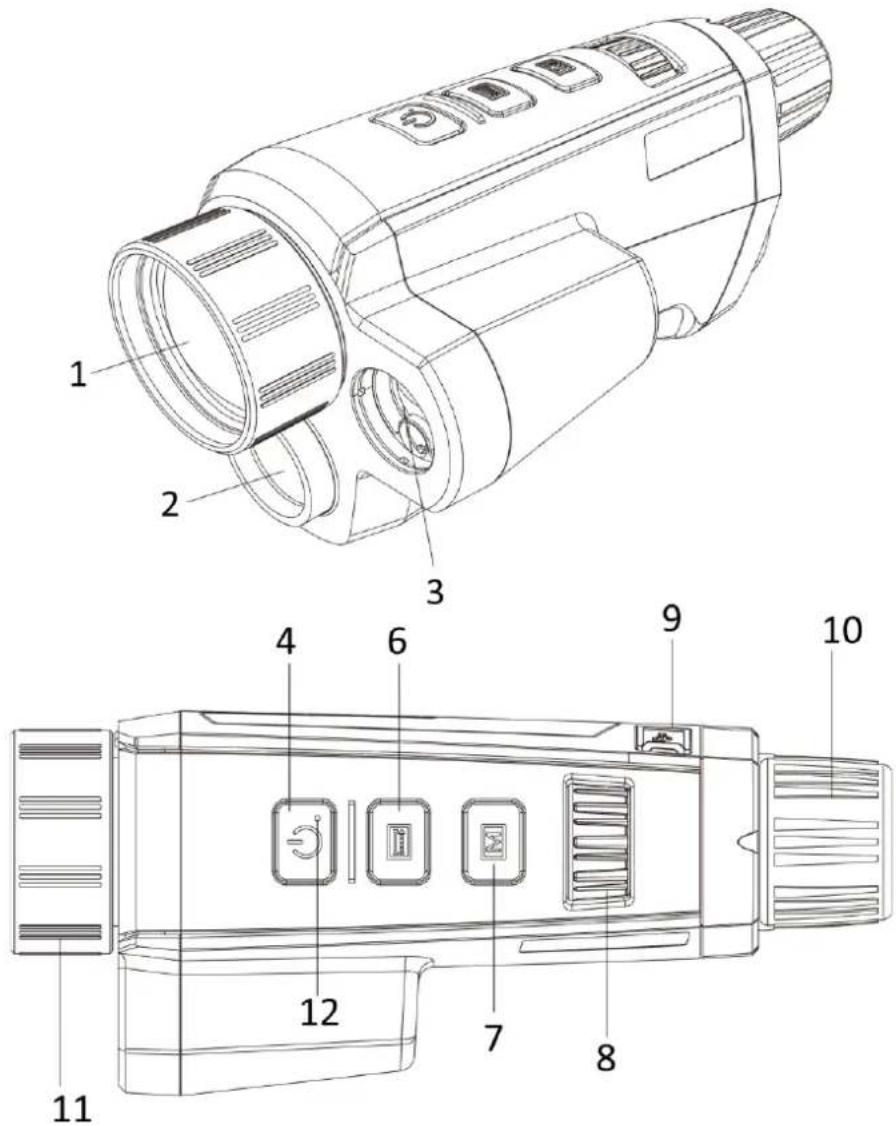 Hikmicro Gryphon GQ35 - Elementy urządzenia - 2