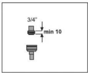 BEKO DIN39330 - Dozwolona temperatura wody: do 25°C - 2