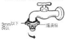 3mm以下 确认 连接坠
