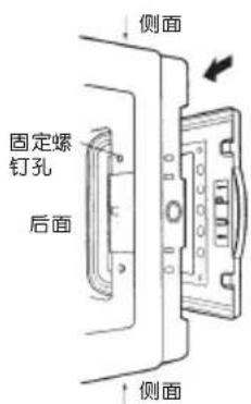 侧面 固定螺钉孔 后面 侧面