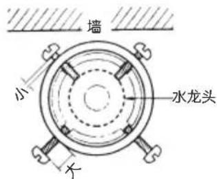 墙 小 水龙头 个