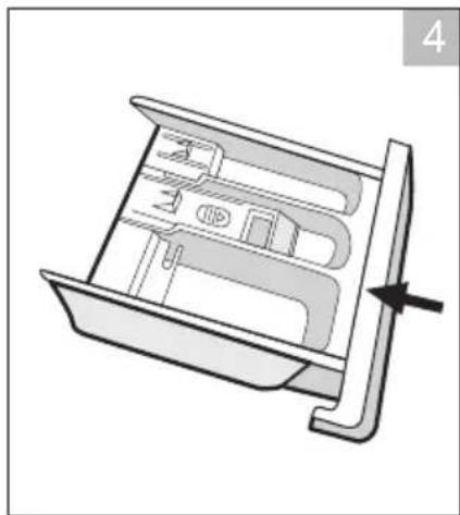 MIDEA MF100D80B/W-PL - Czyszczenie dozownika środka piorącego - 4