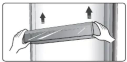 HISENSE RS694N4GBE - Szklane półki i półki na drzwiach - 1