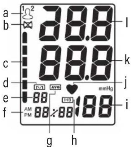 Götze & Jensen BM700 - C) Wyświetlacz: - 1