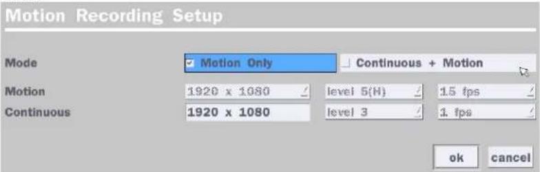 Speco Technologies D8WVNP - 4-3. Setup - Record Mode - 2