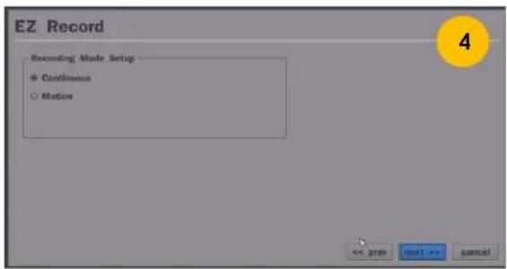 Speco Technologies D8WVNP - Setup Date/Time and Record configuration - 4