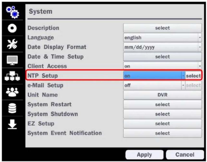 Speco Technologies D8WVNP - 2-3. Setting NTP (Network Time Protocol) - 1