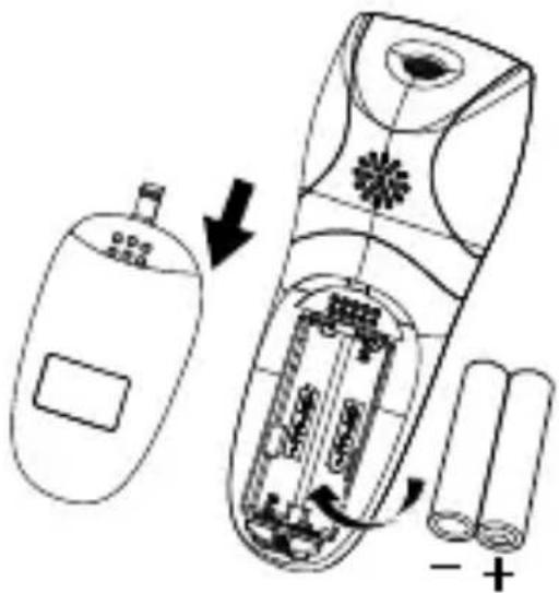 Medel No Contact TOW004710 - Wymiana baterii: - 1