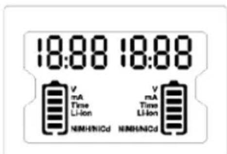 18:00 18:00 V mA Time Li-Ion NIMHNICd NIMHNICd V mA Time Li-Ion