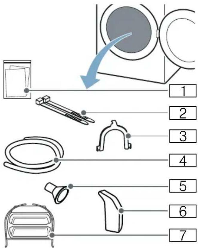 BOSCH WTX87EH0PL - Ustawianie i podłączanie urządzenia - 1