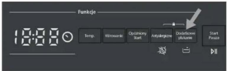 GRAM WDE 71916-80 - Przycisk funkcji Dodatkowe płukanie - 1