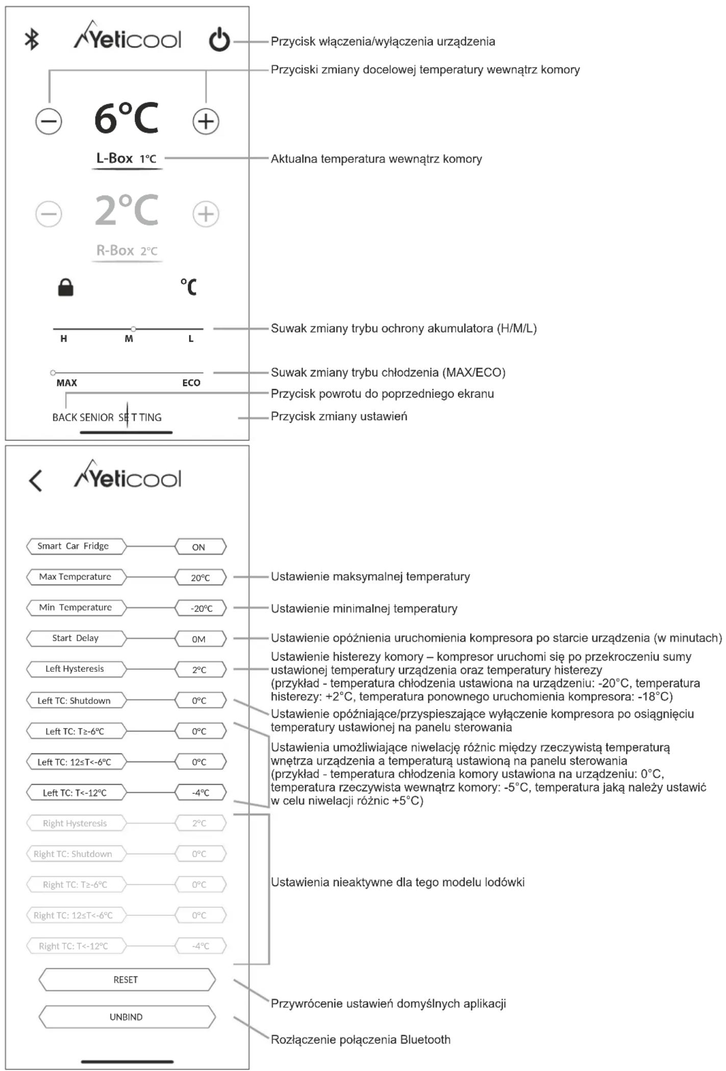 Yeticool ET8 - Obsługa urządzenia z poziomu aplikacji (Android/iOS) - 1