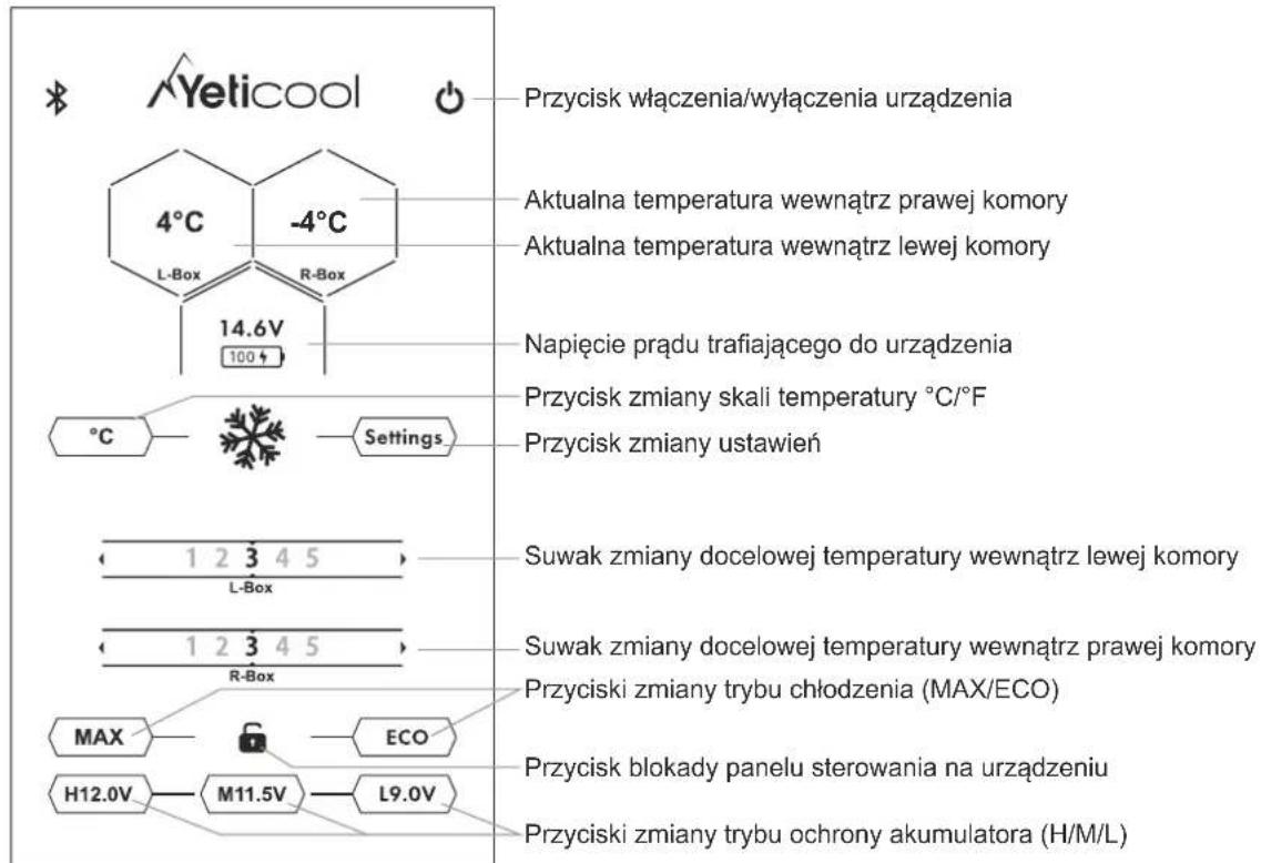 Yeticool TX50 - Obsługa urządzenia z poziomu aplikacji (Android/iOS) - 1