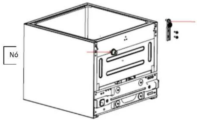 MIDEA MDRD86FGF30 - Zmiana kierunku otwierania drzwi - 7