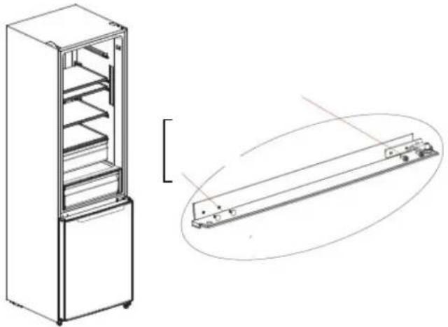 MIDEA MDRB521MGE22 - Zmiana kierunku otwierania drzwi - 7