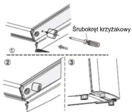 Śrubokręt krzyżakowy ① ② ③
