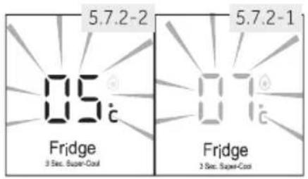 5.7.2-2 Fridge 3 Sec. Super-Cool 5.7.2-1 Fridge 3 Sec. Super-Cool