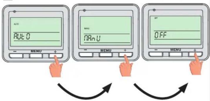 AUTO AUTO 0 MNS NAn U OFF OFF MENU MENU MENU +