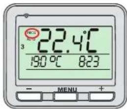 22.4°C 3 190°C 8:23 MENU
