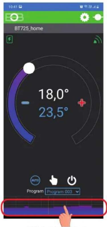 10:41 BT725_home 18,0° 23,5° AUTO Program Program 003