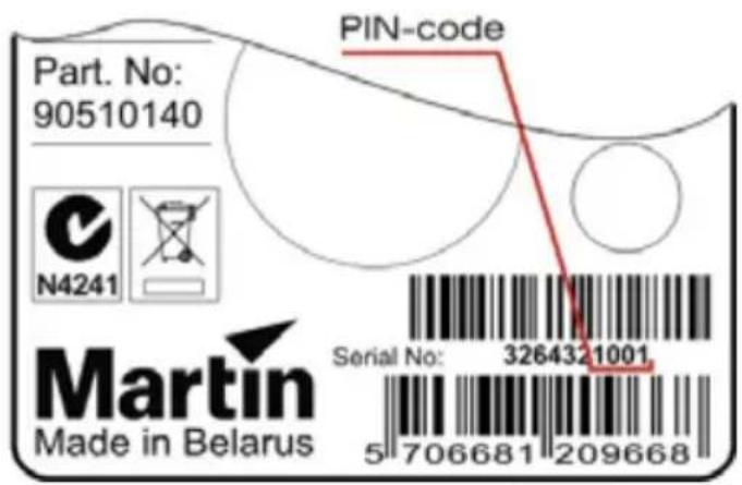 MARTIN Exterior 50 IP68 - Setting a Luminaire to Remote Control mode - 2