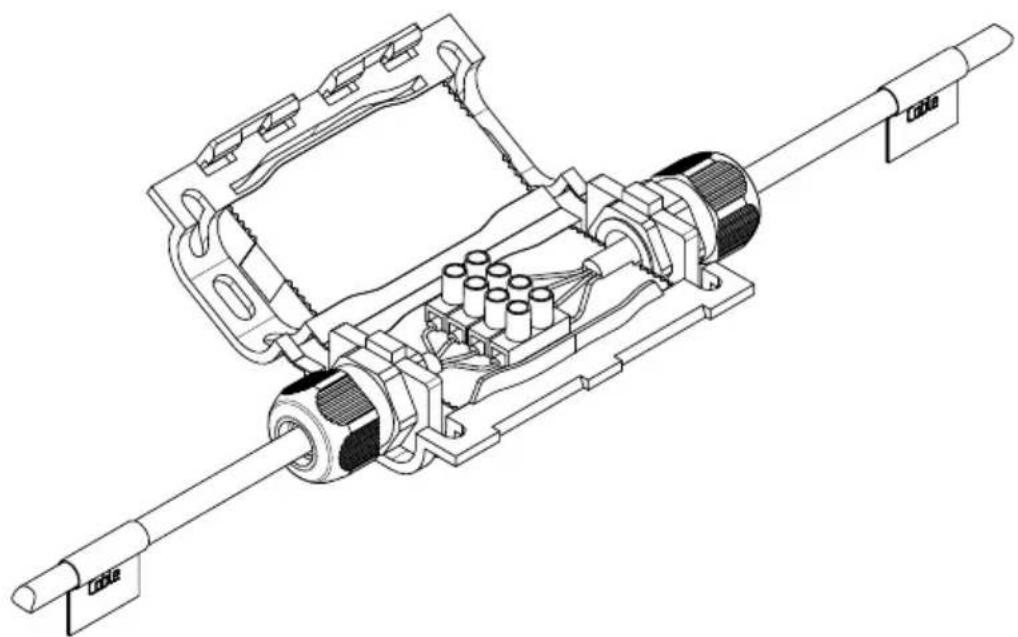 MARTIN Exterior 50 IP68 - Using a luminaire cable connection box - 3