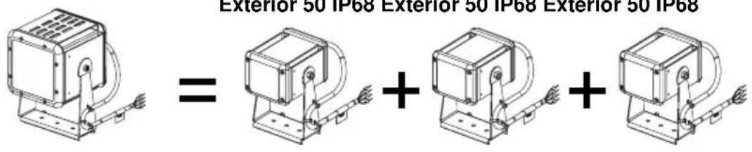 MARTIN Exterior 50 IP68 - System layout limits - 2