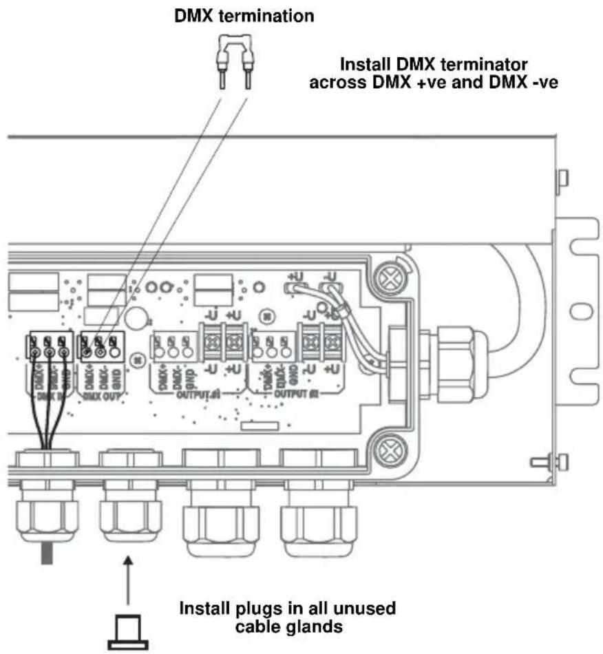 MARTIN Exterior 50 IP68 - Relaying AC mains power to other PSUs - 3
