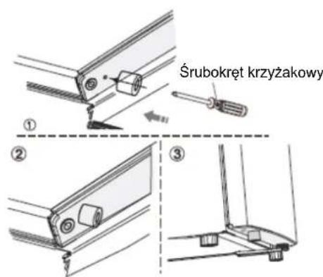 Śrubokręt krzyżakowy ① ② ③
