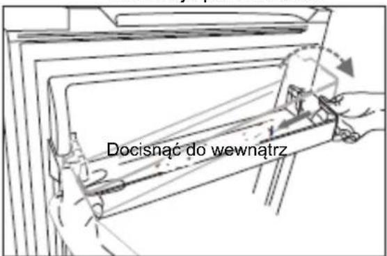 Docisnąć do wewnątrz