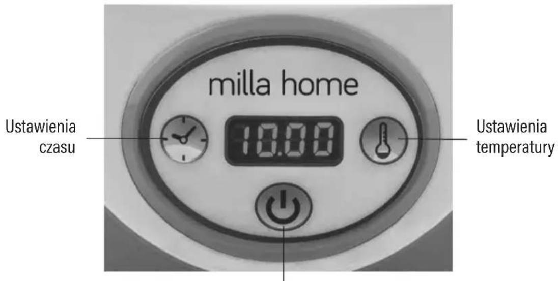 milla home 10.00 Ustawienia czasu Ustawienia temperatury