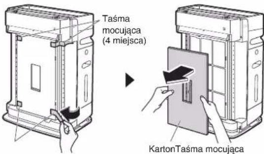 DAIKIN MCK70YV - Zdejmij taśmę mocującą (4 miejsca) i usuń karton. - 1