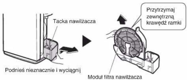 DAIKIN MCK70YV - Demontaż tacki nawilżacza i modułu filtra nawilżacza - 1
