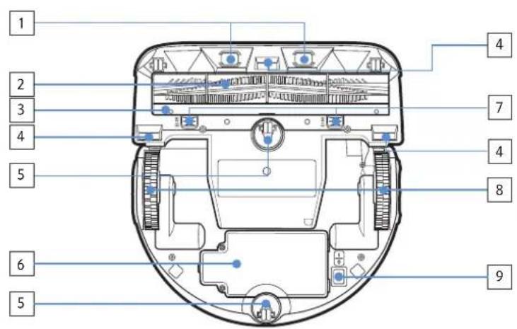 SAMSUNG VR20K9350WK - Nazwa każdej części - 2