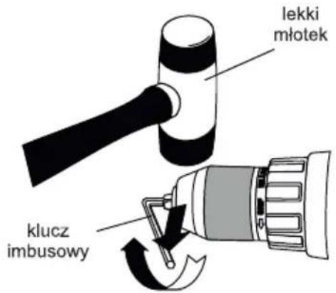 lekki młotek klucz imbusowy
