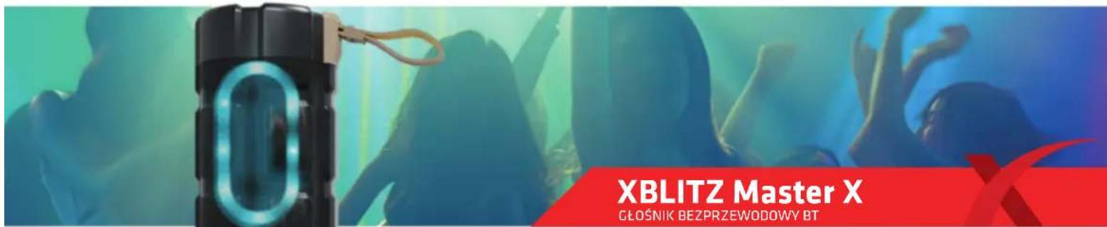XBLITZ Master X GŁOŚNIK BEZPRZEWODOWY BT