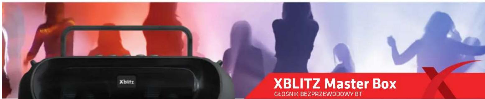 XBLITZ Master Box GŁOŚNIK BEZPRZEWODOWY BT