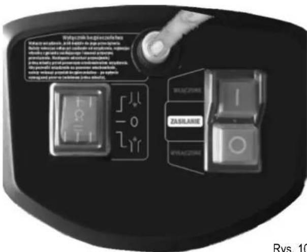 NAC SHE280S-BAG-G - Włączanie urządzenia - 3