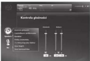 Kontrola głośnosci Kontrola głośnosci Częststoffe postnościnio Kontrola Tremy chowodne T. Central Nuclear 90Hz Sound Magnit Sound Seminoid Max