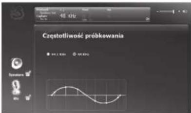 Częstotliwość próbkowania 90.2 KBN 44 KBN Symemans M1 M2