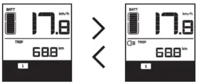 BATT 17.8 km/h TRIP 68.8 km 1 BATT 17.8 km/h TRIP 68.8 km 1