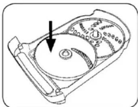Gastroback Design Food Processor Advanced 40965 - Odwracalny dysk rozdrabniający - cienki i gruby - 1