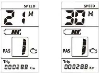 SPEED 21H PAS Trip 00028.8 Km SPEED 30H PAS Trip 00028.8 Km