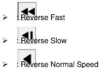 : Reverse Fast : Reverse Slow : Reverse Normal Speed